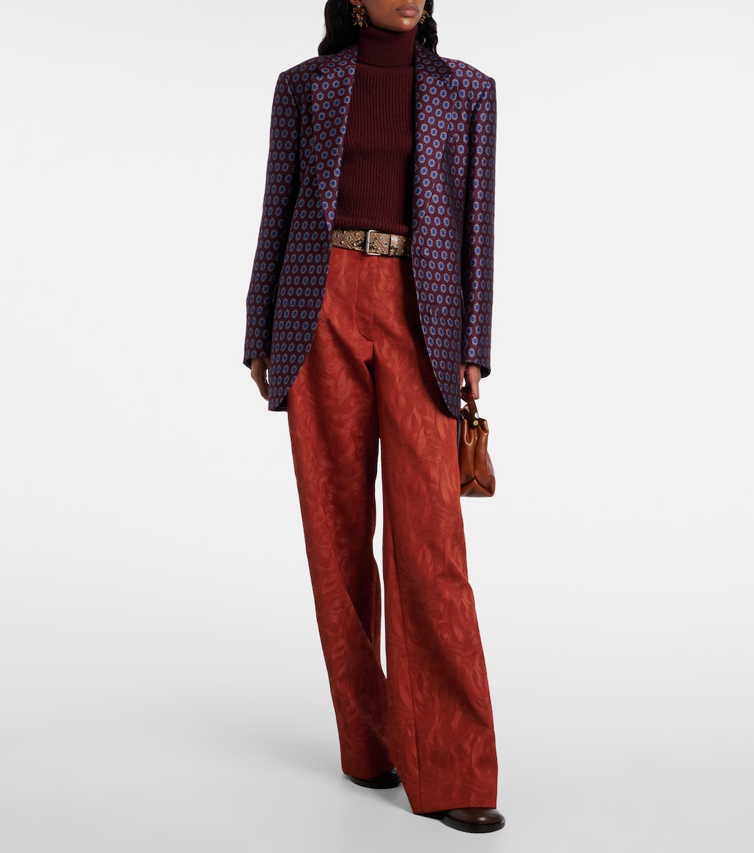 Rollkragenpullover aus Rippstrick | Dries Van Noten