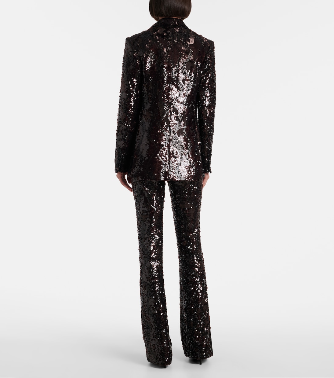 Sequined double-breasted blazer | Veronica Beard