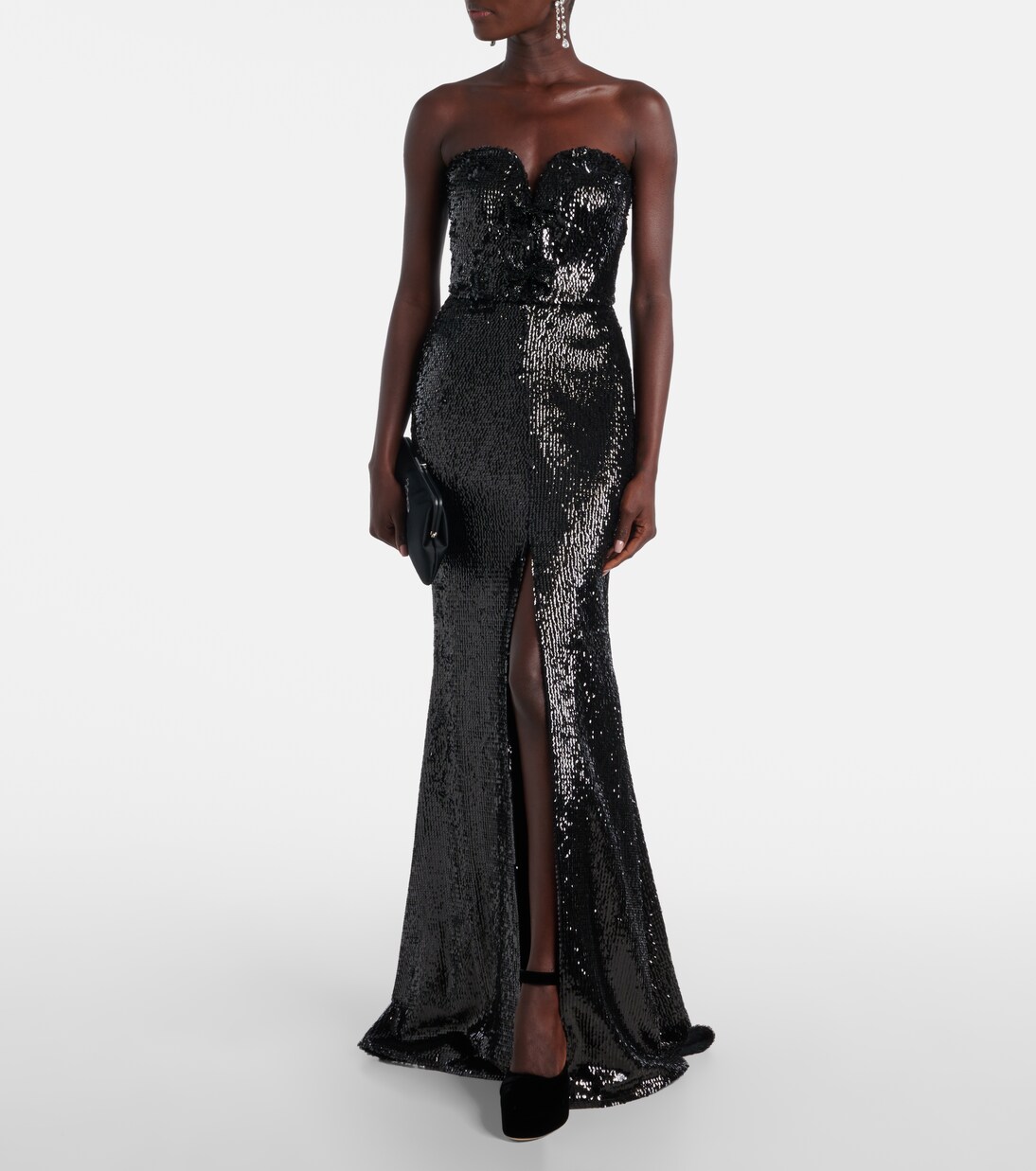 Mora 125 velvet platform pumps | Malone Souliers