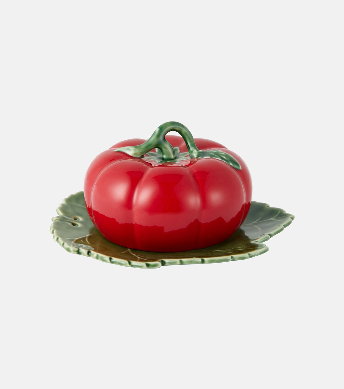 Tomate ceramic butter dish | Bordallo Pinheiro