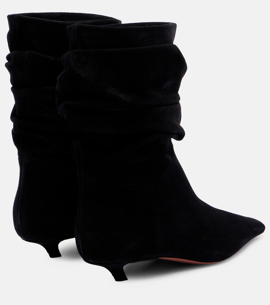 Jamie 25 suede ankle boots | Amina Muaddi