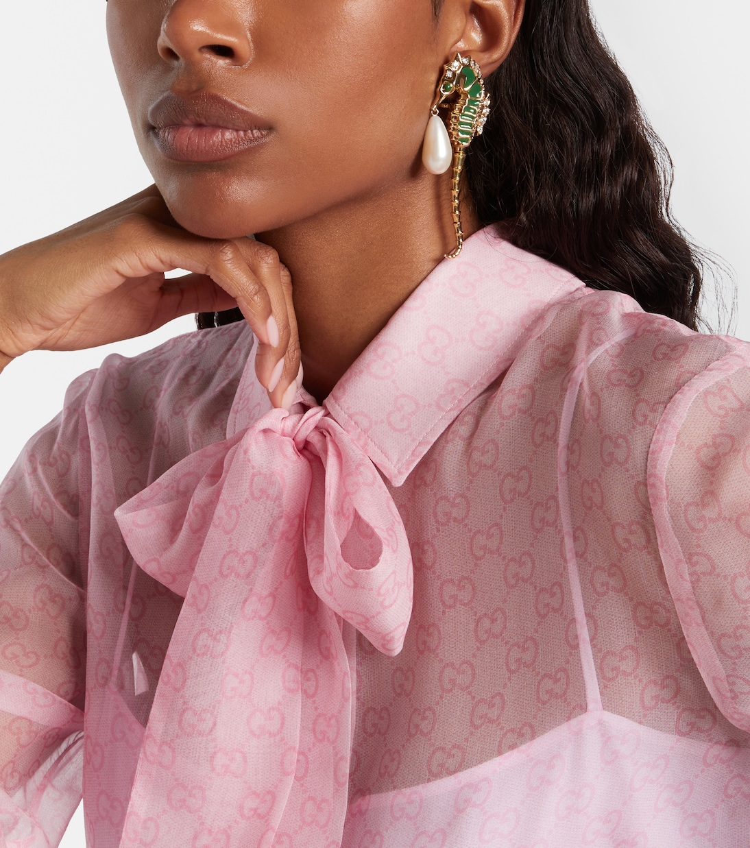 Boucles d’oreilles clip à ornements | Gucci