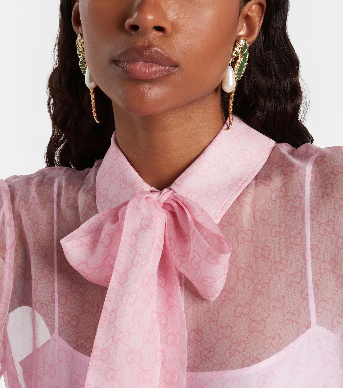 Boucles d’oreilles clip à ornements | Gucci