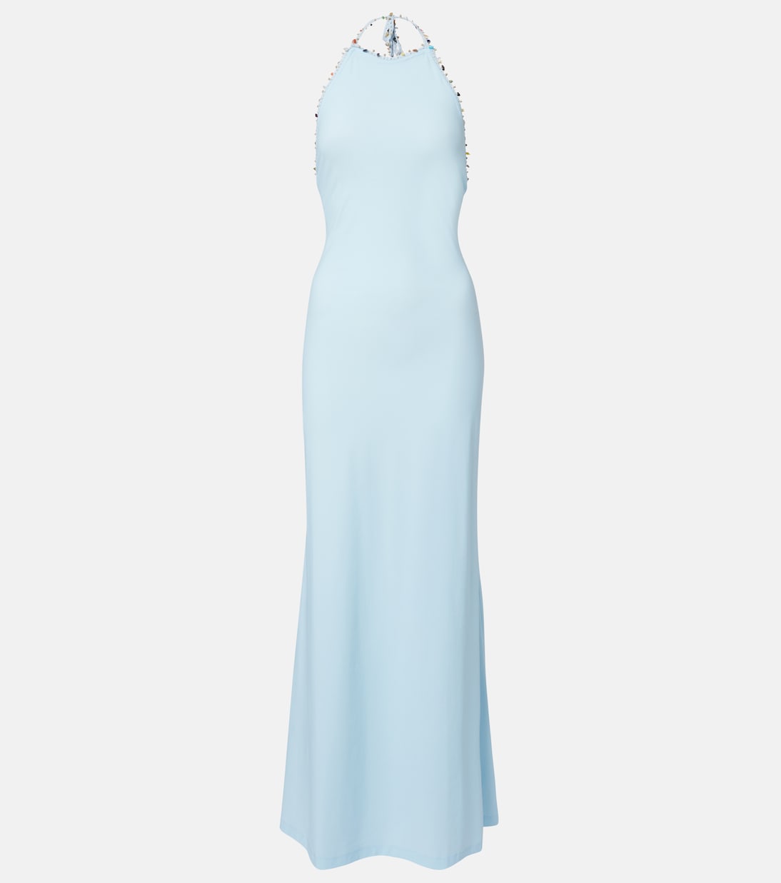 Embellished halterneck maxi dress | Christopher Esber