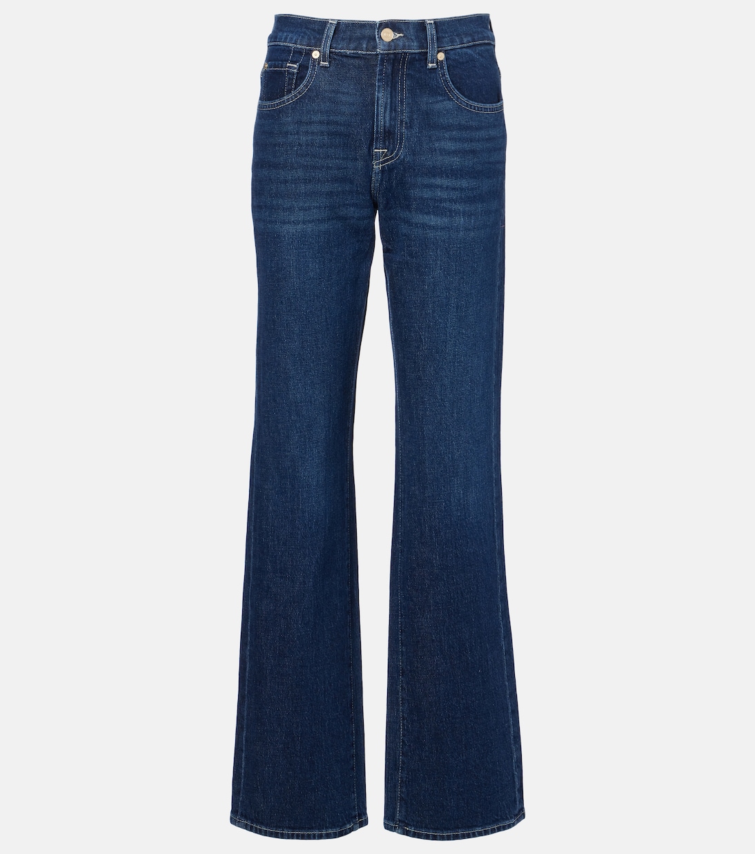 Tess high-rise straight jeans | 7 For All Mankind