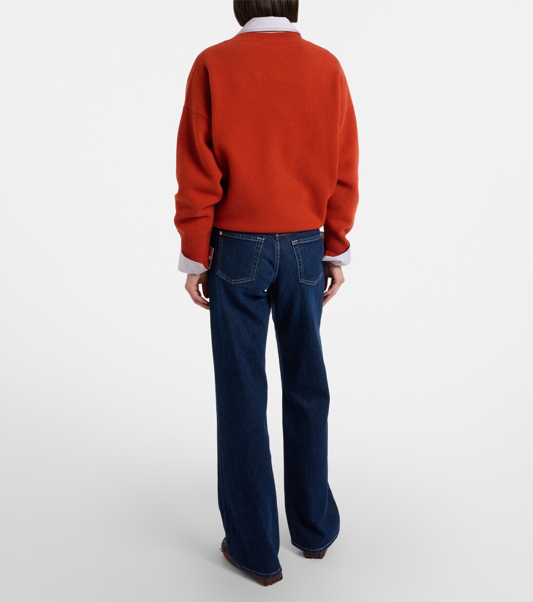 Tess high-rise straight jeans | 7 For All Mankind