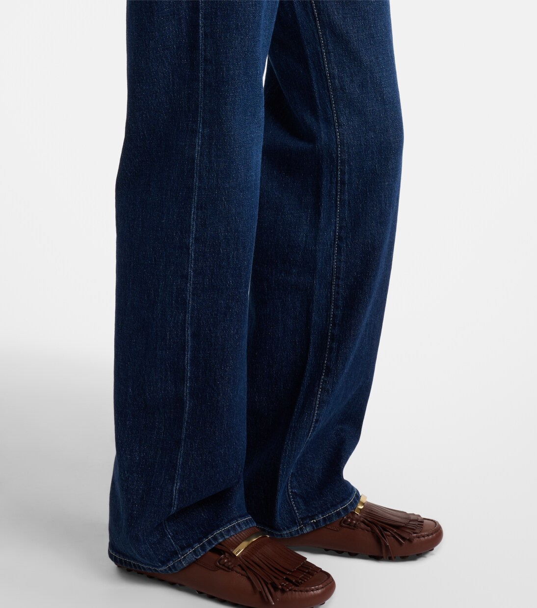 Tess high-rise straight jeans | 7 For All Mankind