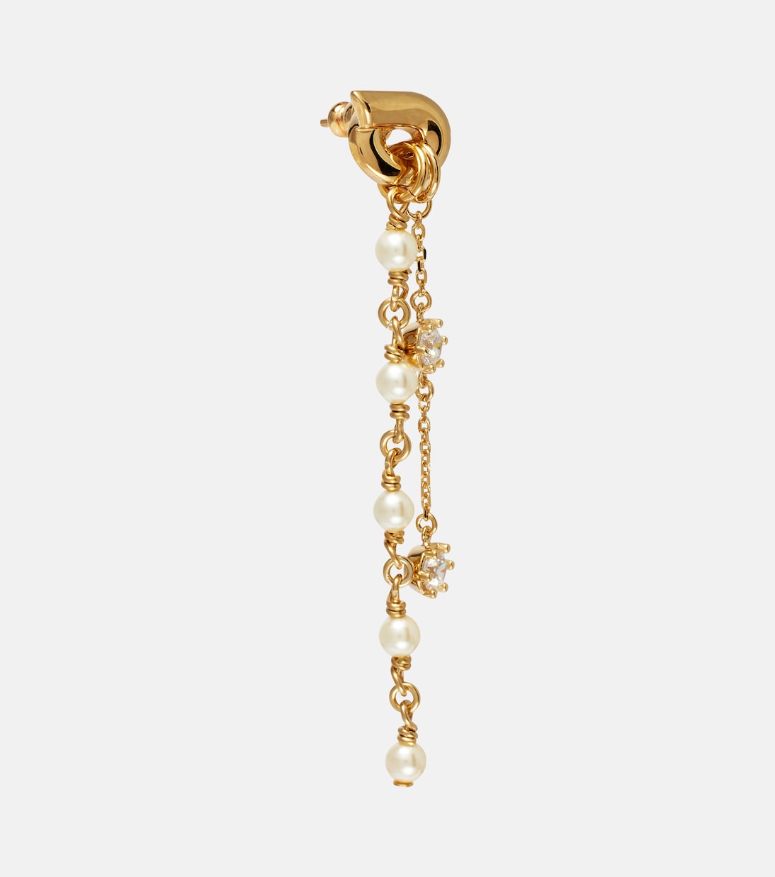 Gancini embellished drop earrings | Ferragamo