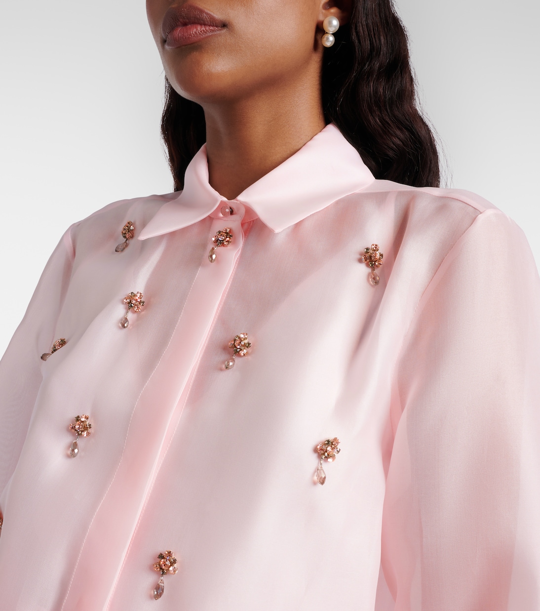 Chemise Agi en soie à cristaux | Max Mara