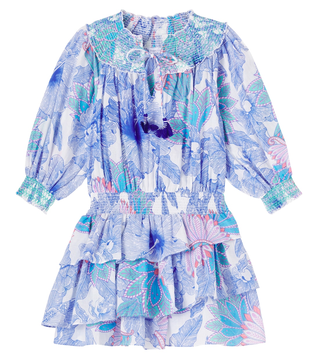 Anna printed cotton dress | Poupette St Barth Kids