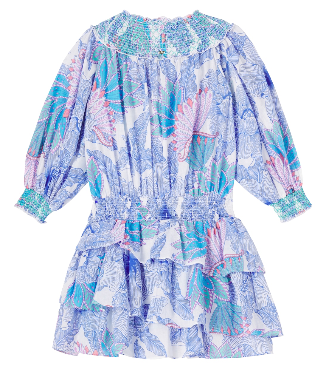 Anna printed cotton dress | Poupette St Barth Kids