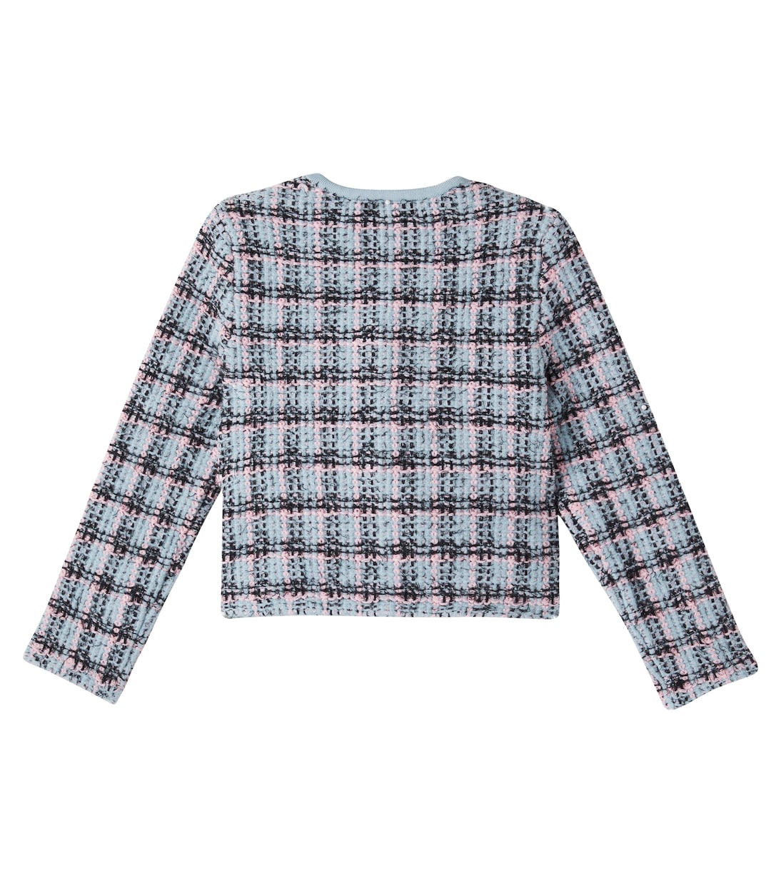 Checked cotton-blend tweed jacket | Self-Portrait Kids