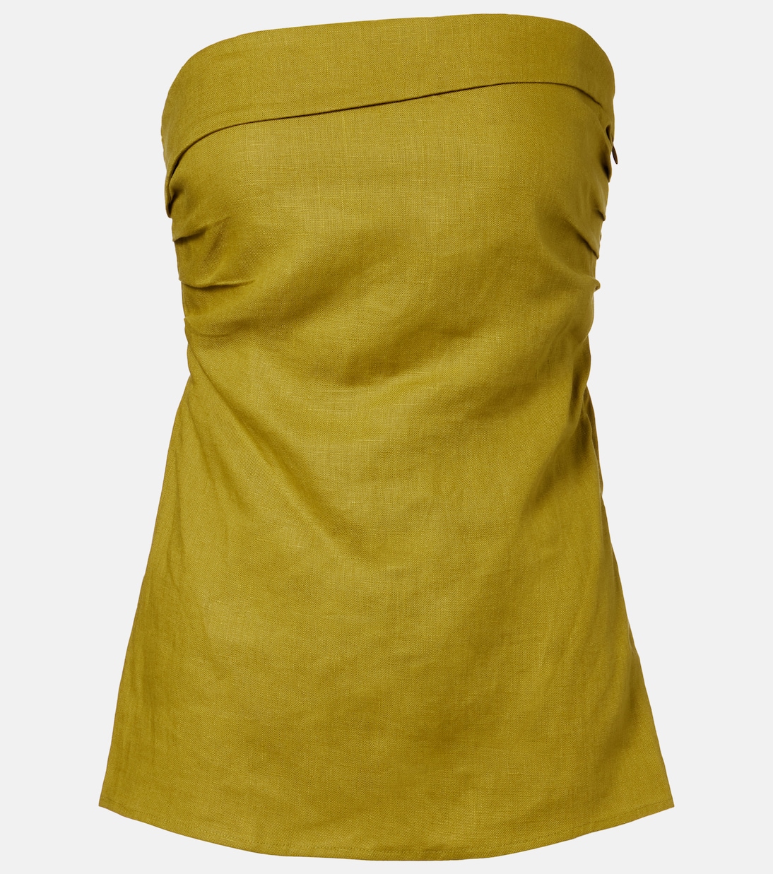 Caen strapless linen top | Faithfull