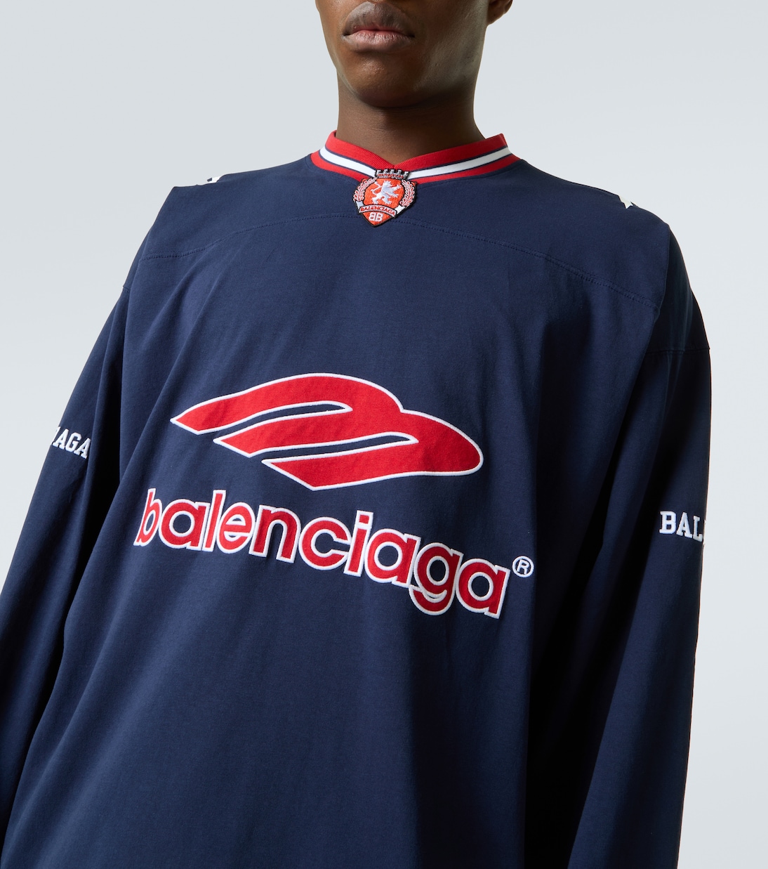 Longsleeve 3B Sports Icon aus Baumwoll-Jersey | Balenciaga