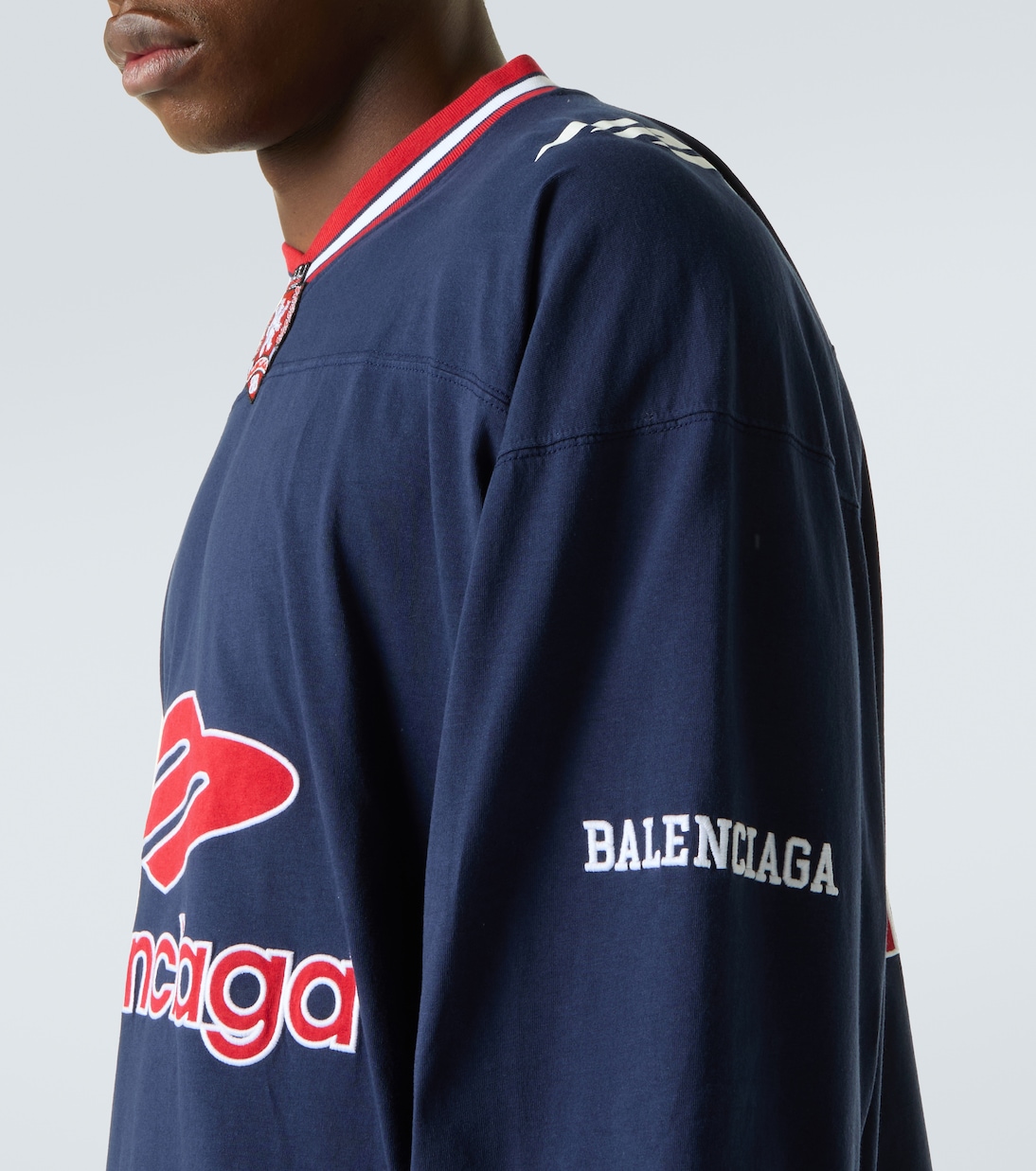 Longsleeve 3B Sports Icon aus Baumwoll-Jersey | Balenciaga