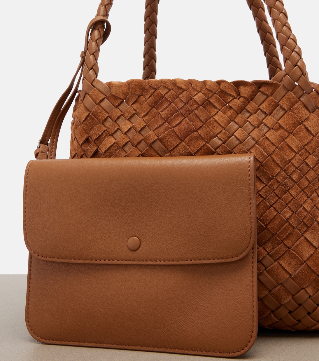 Ruth Small woven leather tote bag | The Row