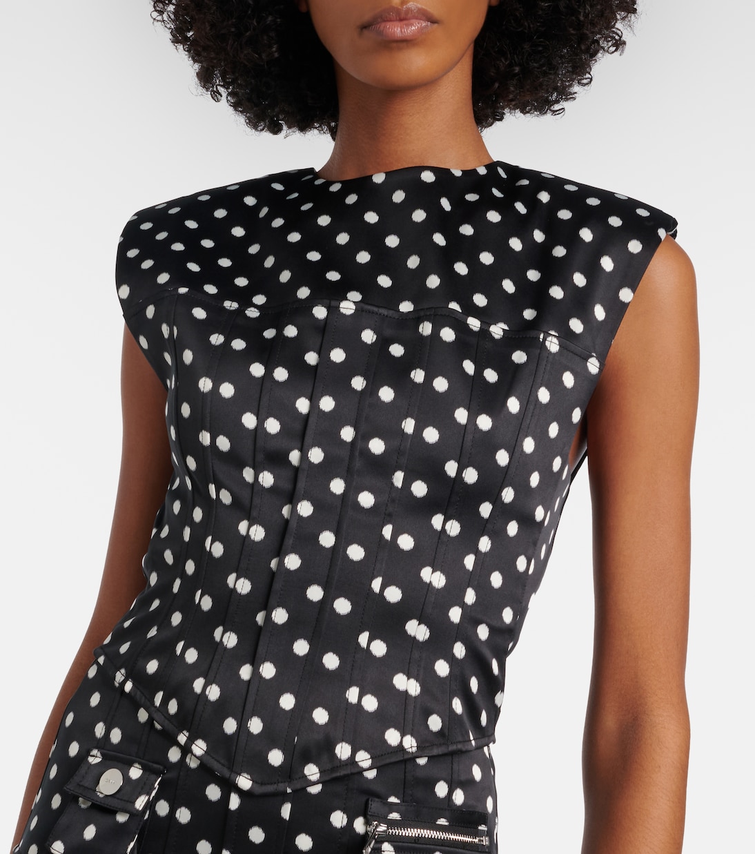 Top aus Satin | Ganni