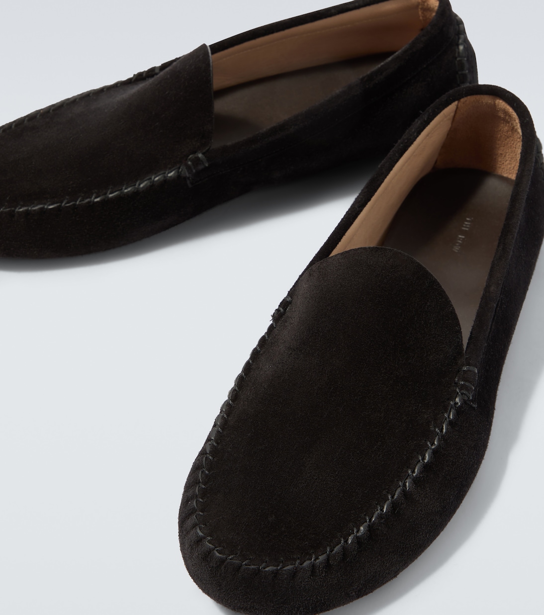 Lucca suede slip-on shoes | The Row