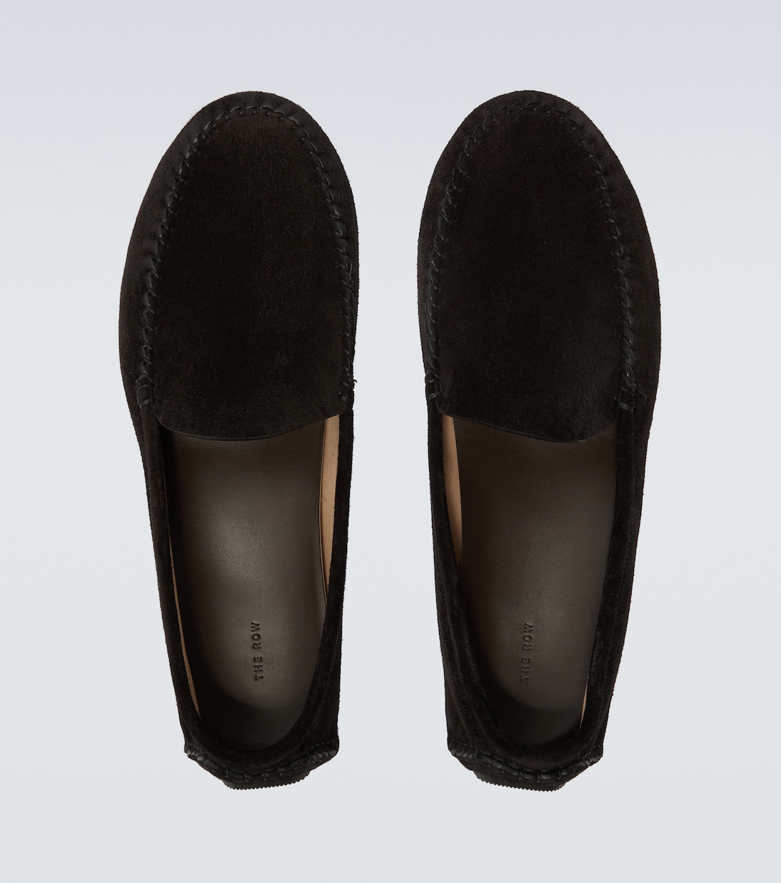 Lucca suede slip-on shoes | The Row