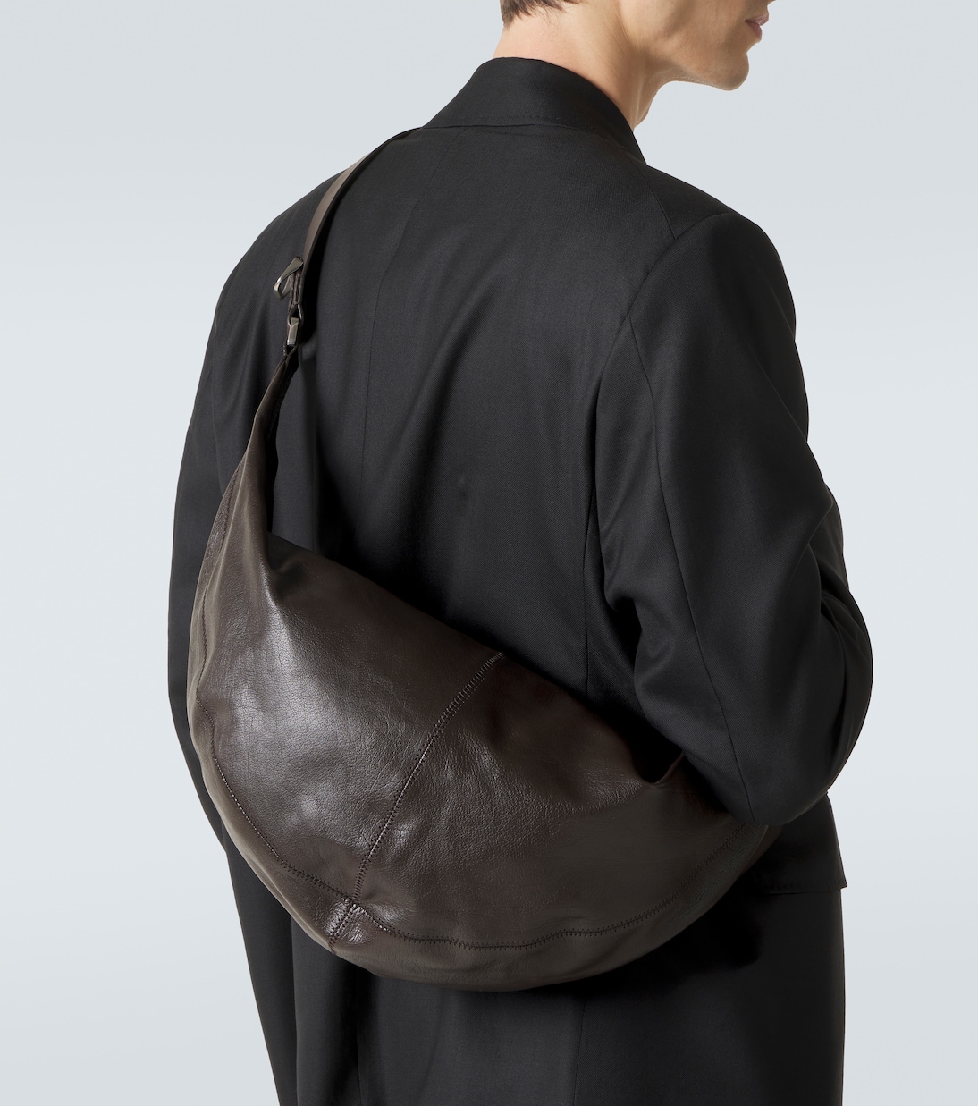 Quiver Clip leather shoulder bag | Lemaire