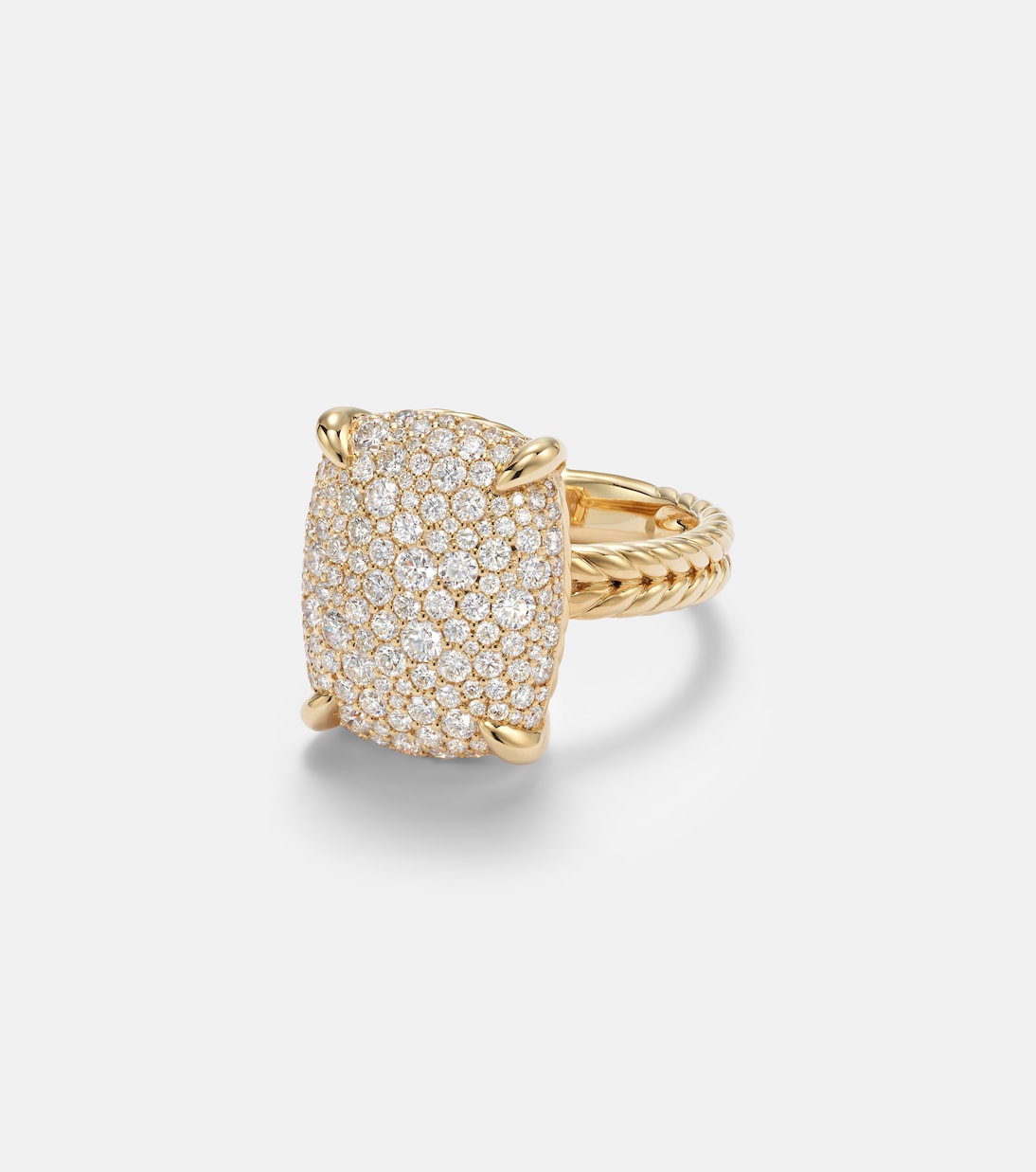 Ring Châtelaine® aus 18kt Gelbgold mit Diamanten | David Yurman