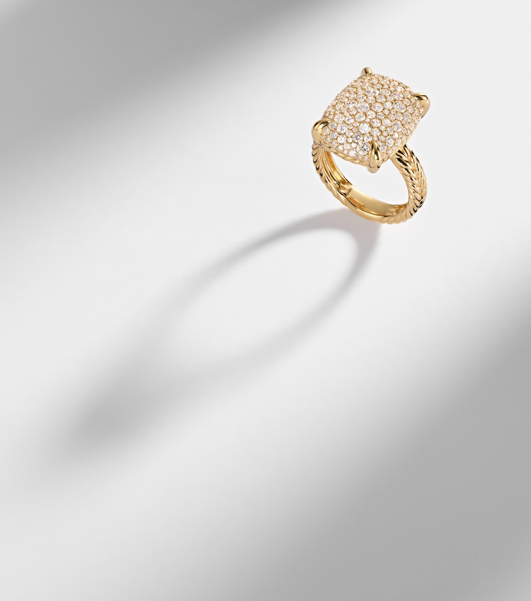 Ring Châtelaine® aus 18kt Gelbgold mit Diamanten | David Yurman