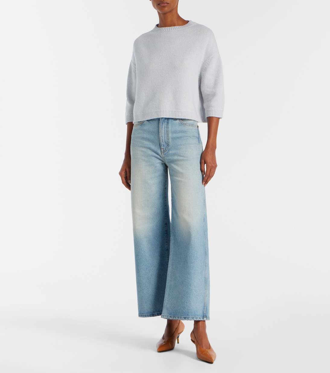 Delina high-rise wide-leg jeans | Khaite
