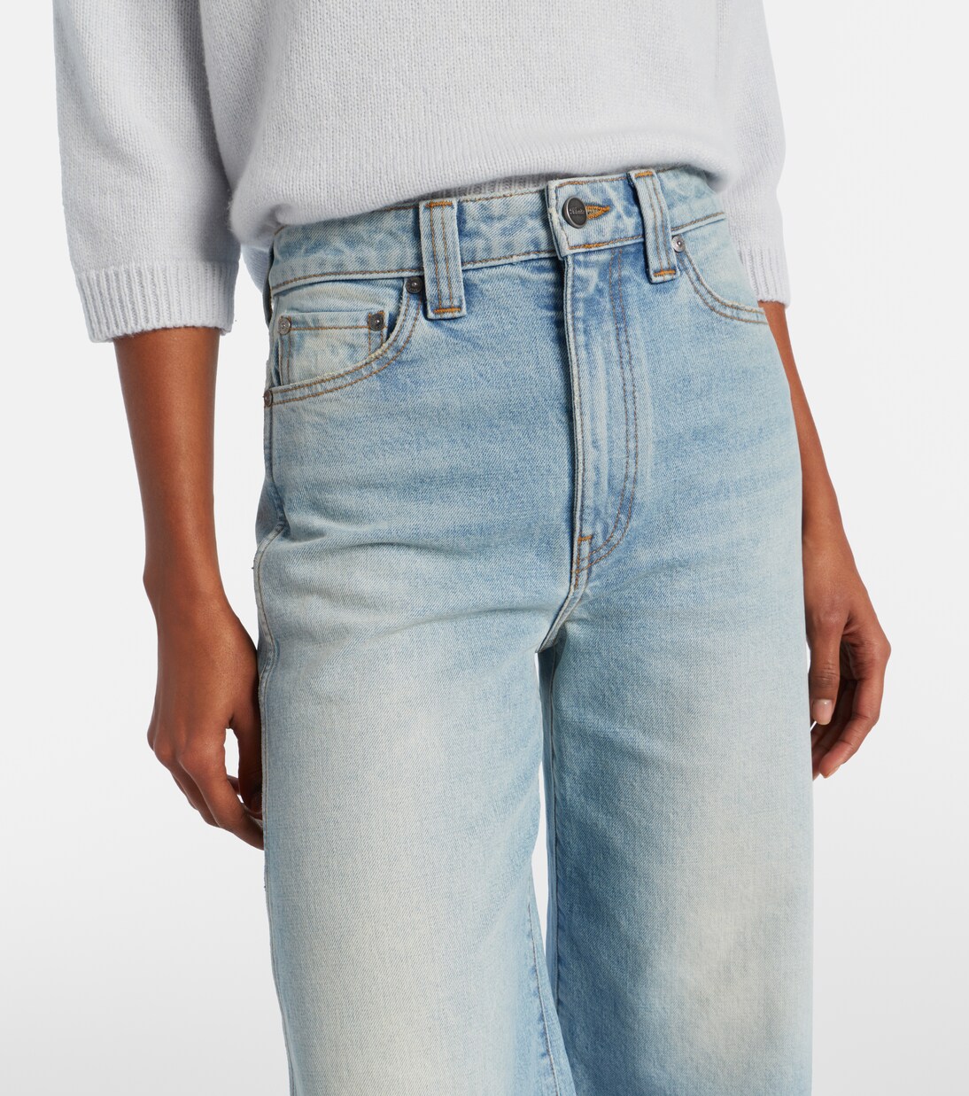 Delina high-rise wide-leg jeans | Khaite