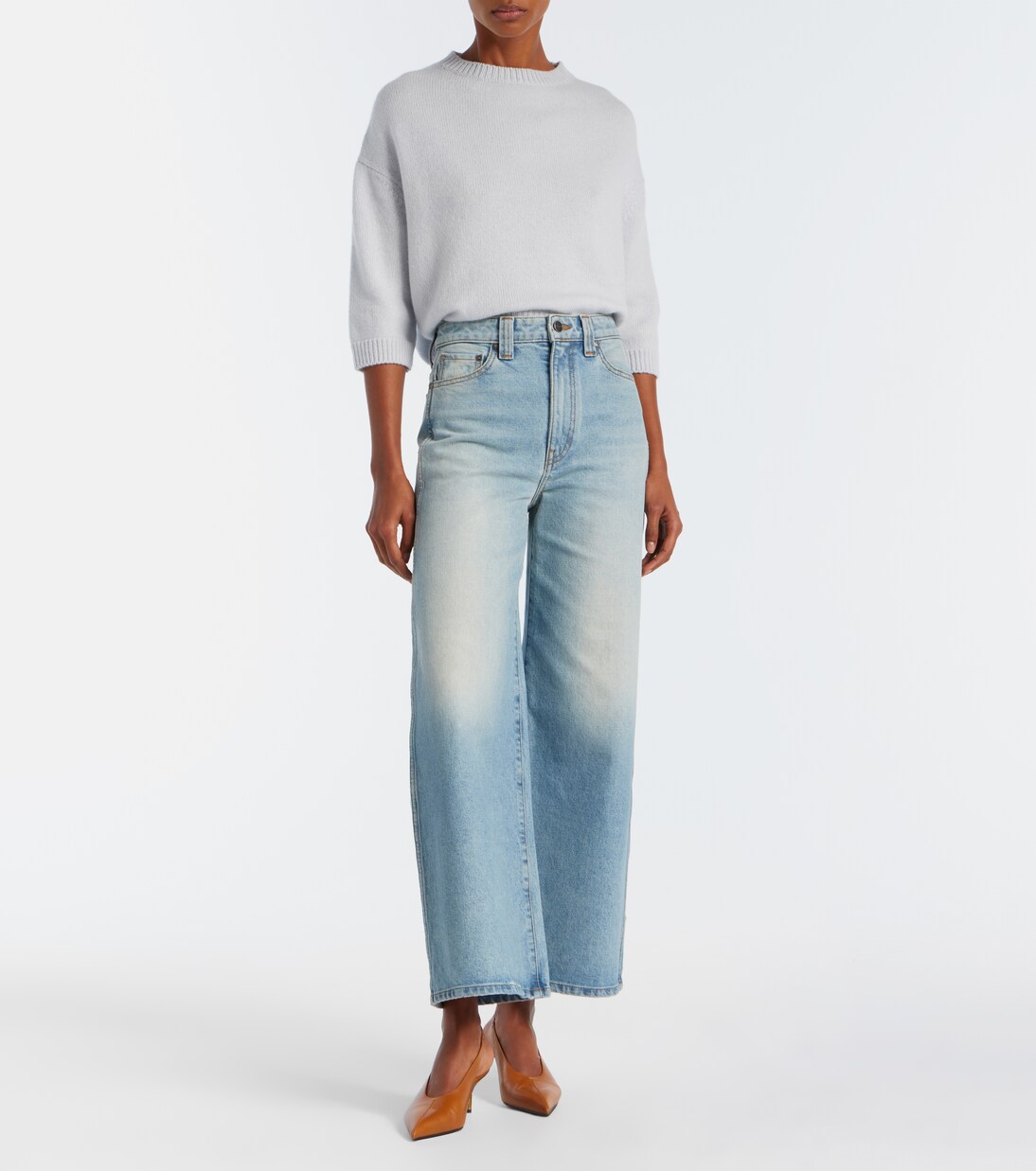 Delina high-rise wide-leg jeans | Khaite