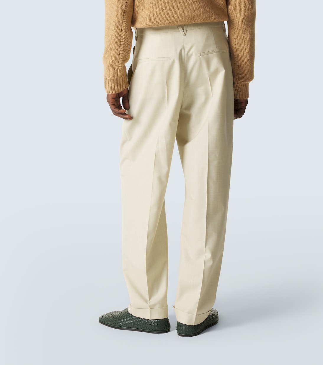 Pantalon de costume en laine et coton | Bottega Veneta