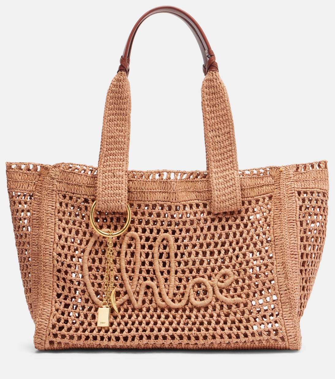Sac Summer Banana en raphia | Chloé