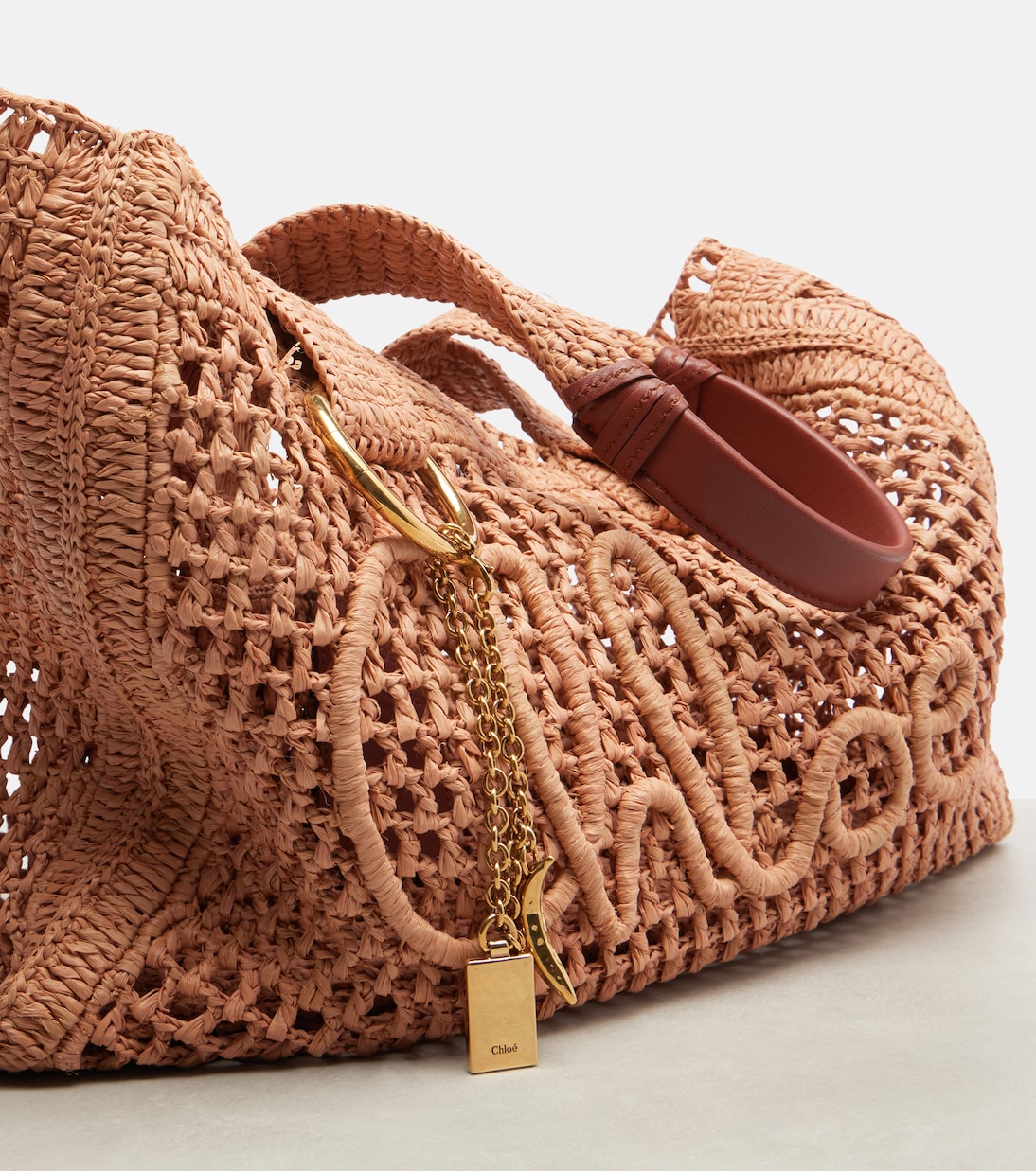 Sac Summer Banana en raphia | Chloé