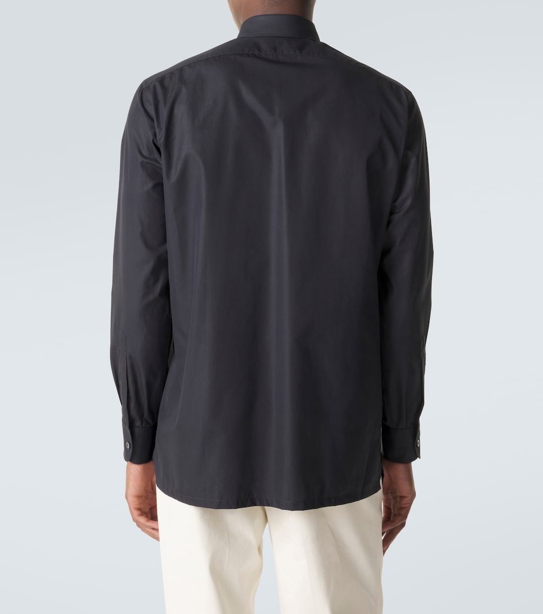 Cotton poplin shirt | Charvet
