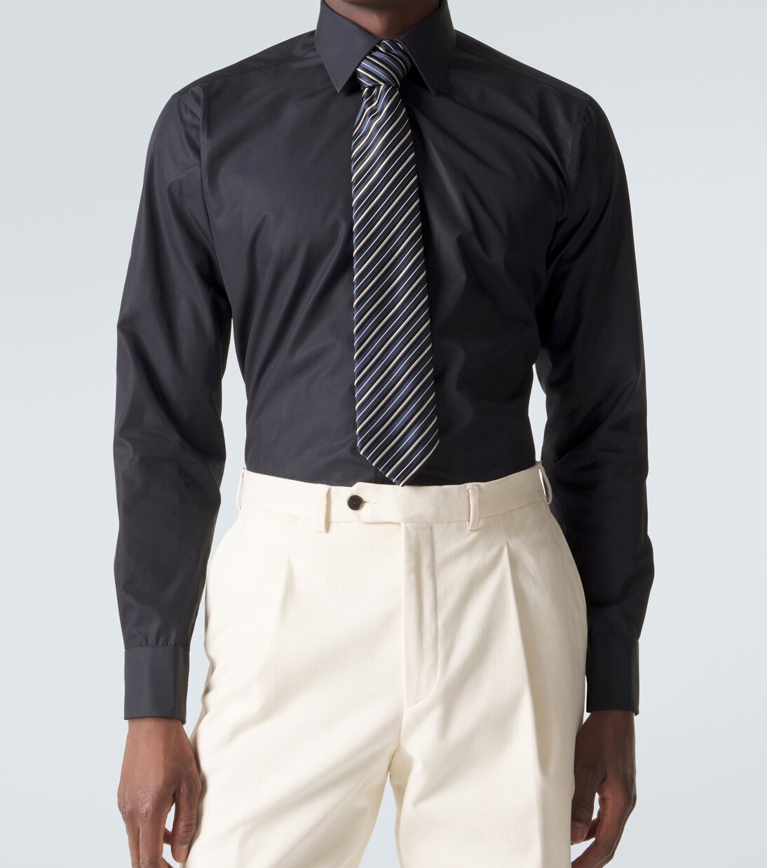 Cotton poplin shirt | Charvet