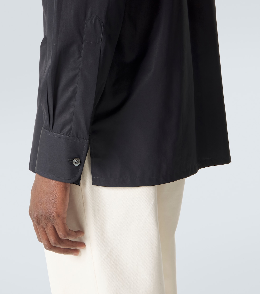 Cotton poplin shirt | Charvet