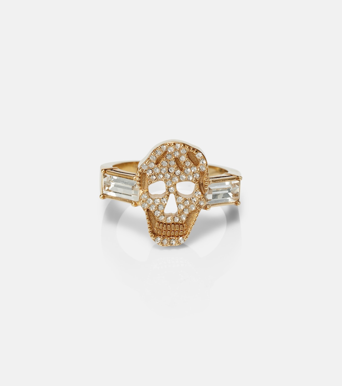 Crystal-embellished ring | McQueen