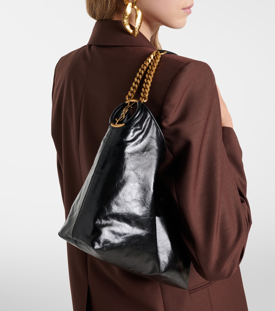 Hortense leather shoulder bag | Saint Laurent