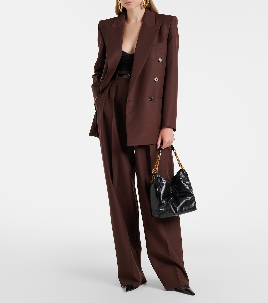 Hortense leather shoulder bag | Saint Laurent