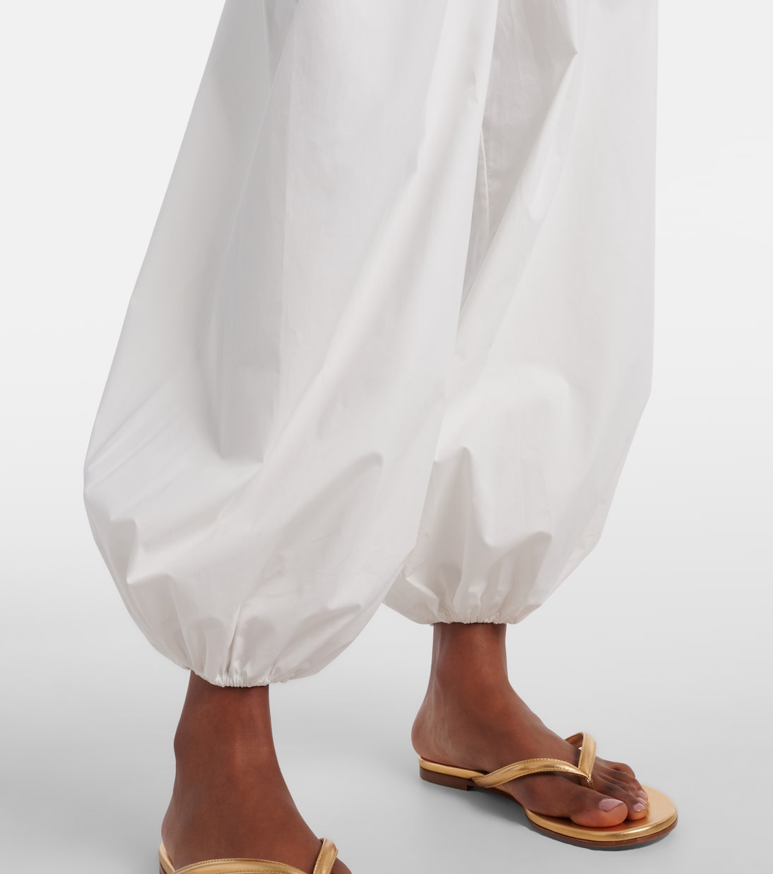 Pantalones balloon Maratea de algodón con encaje | Faithfull