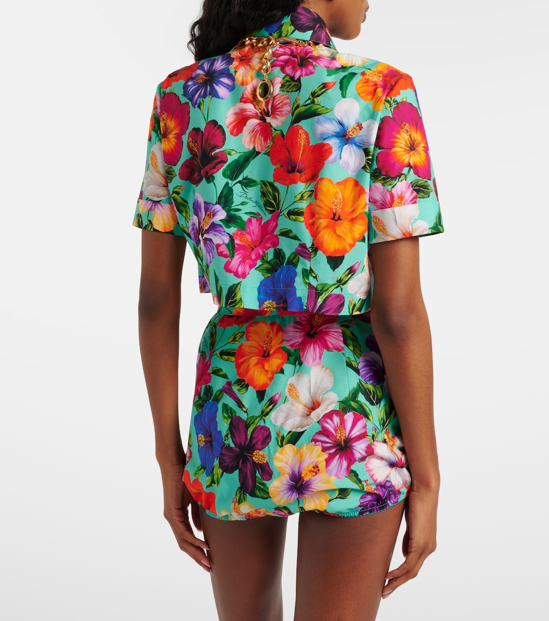 Floral cotton shorts | Dolce&Gabbana
