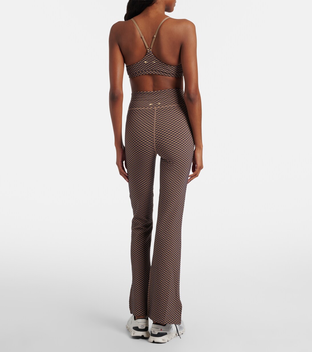 Houndstooth Florence flared pants | The Upside