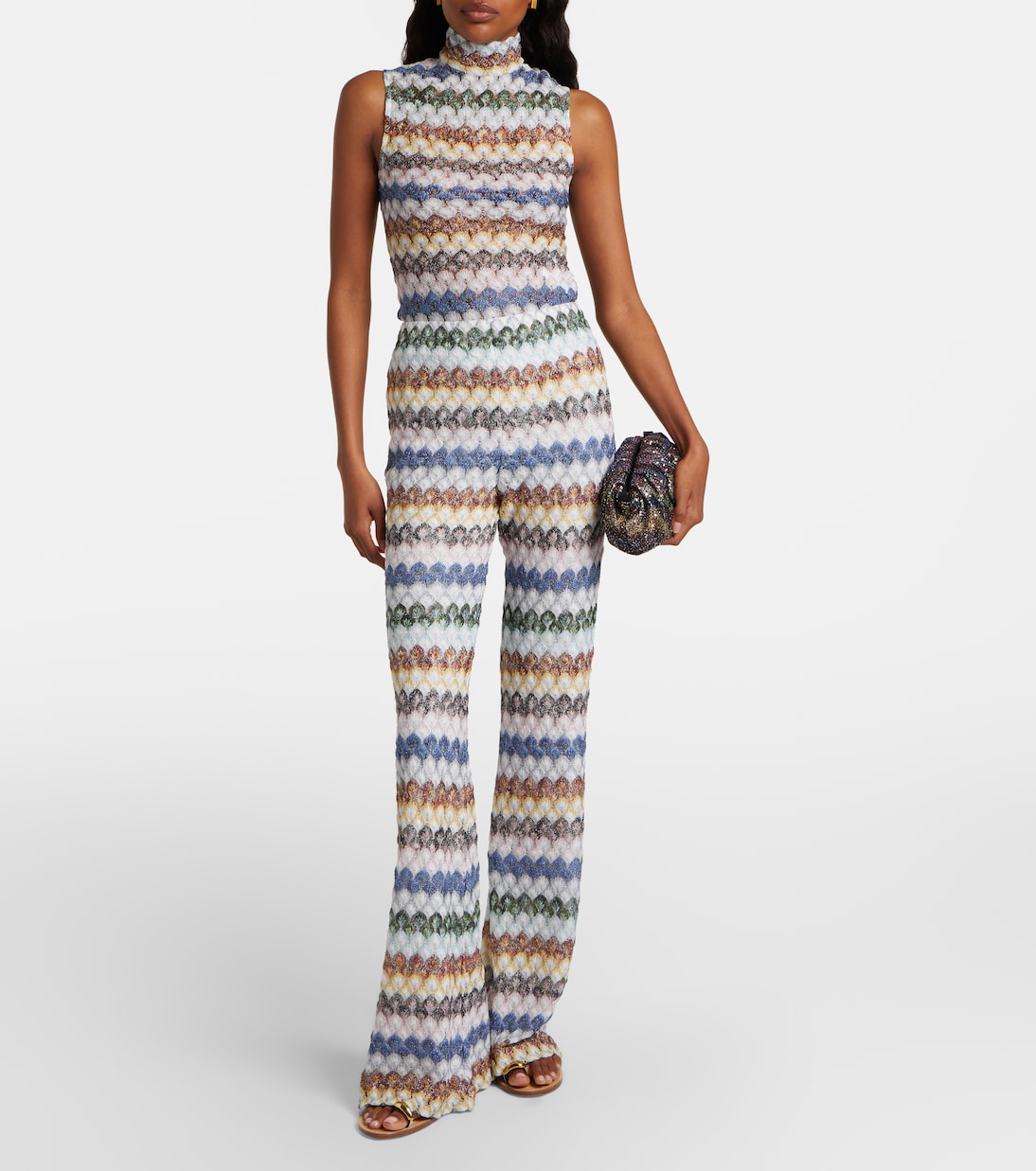 Knitted lamé tank top | Missoni