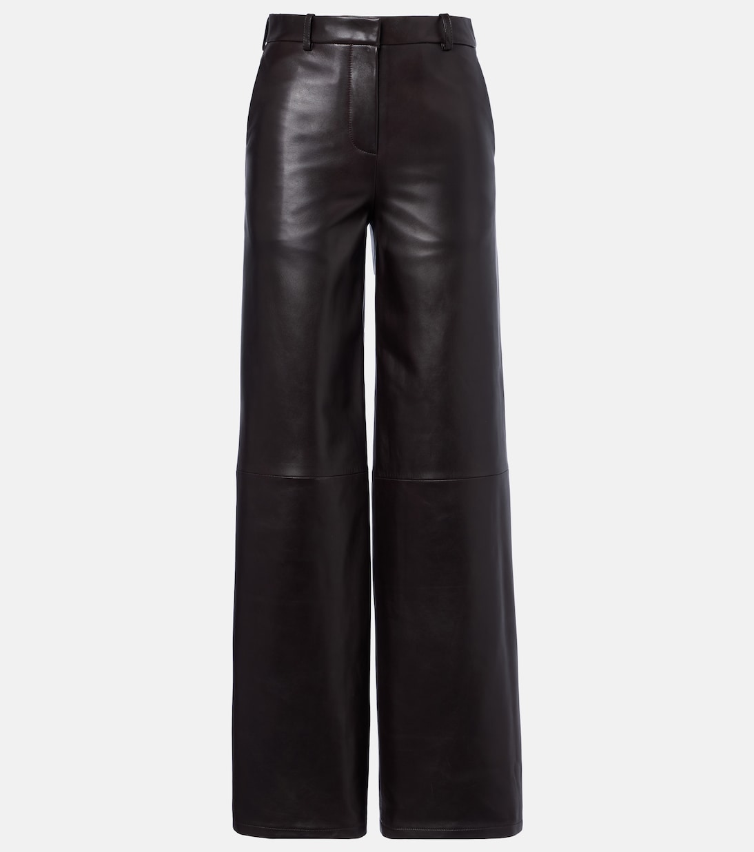 Pantalones anchos Coda de piel | Nour Hammour
