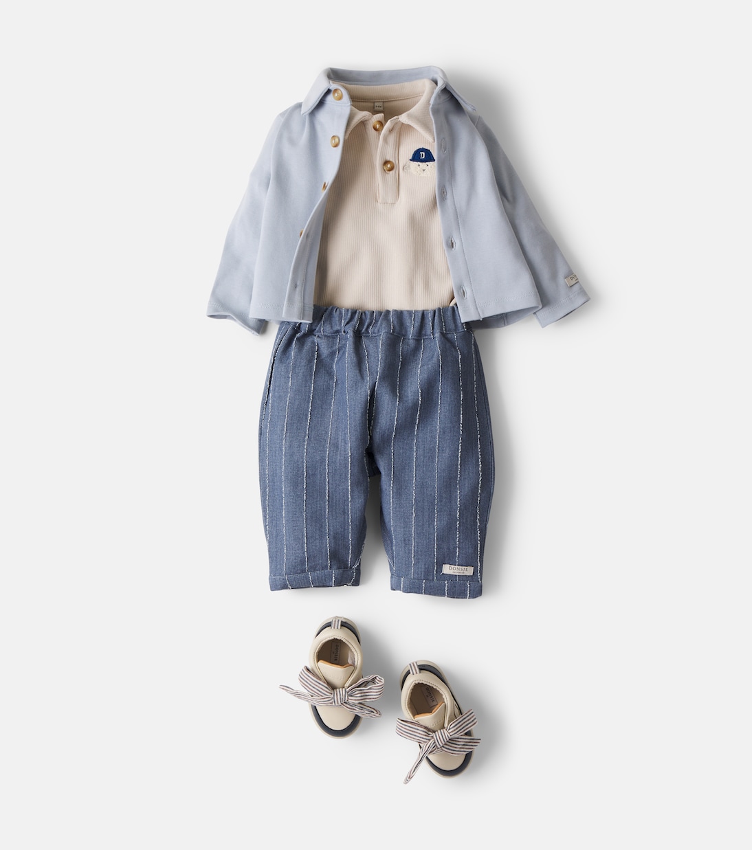 Baby Paulo cotton-blend bodysuit | Donsje