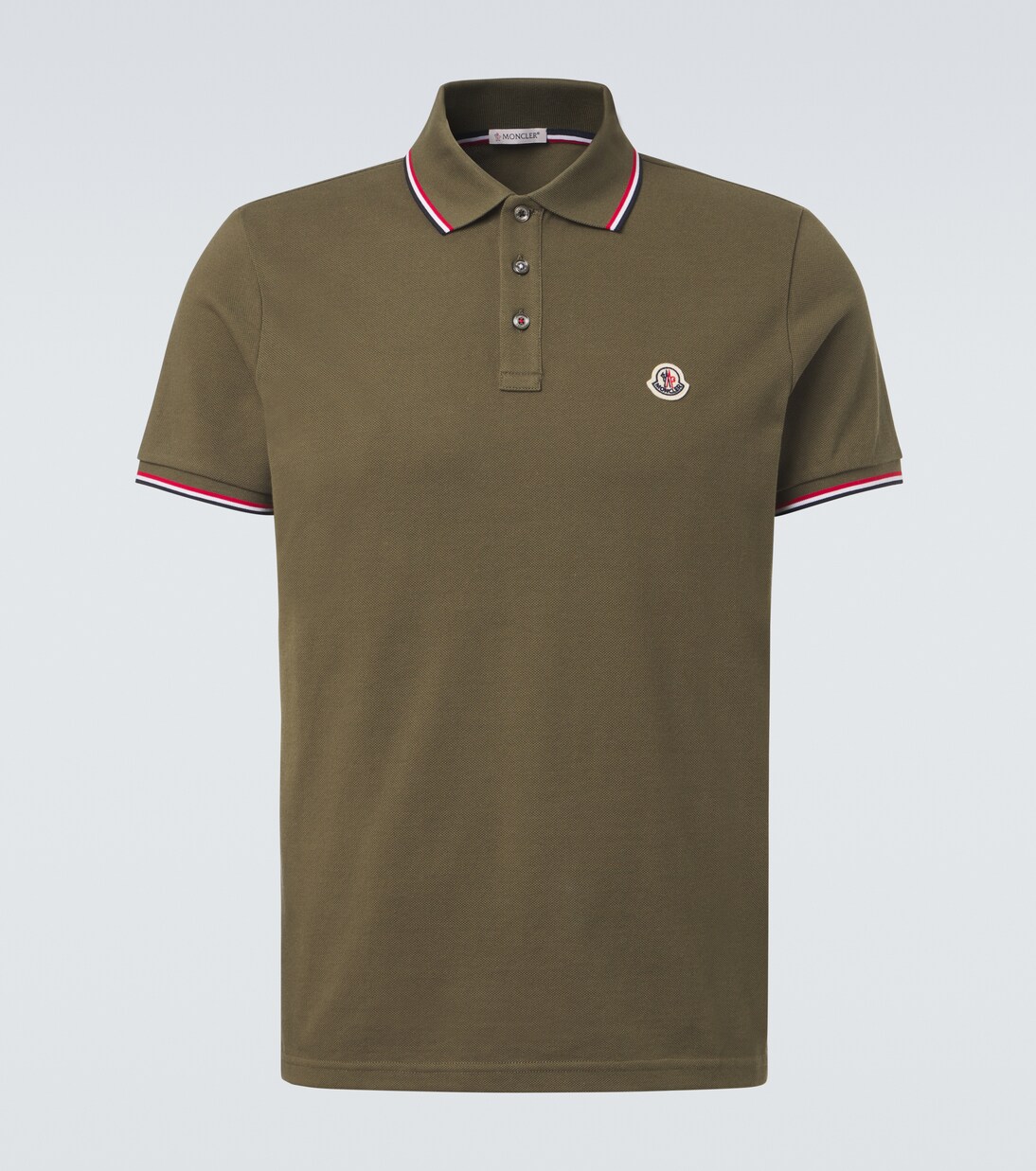 Logo cotton piqué polo shirt | Moncler