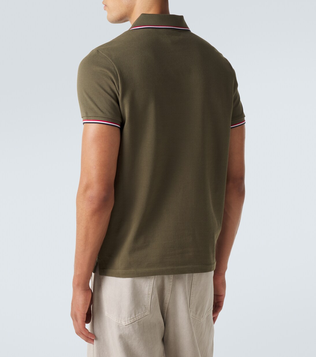 Logo cotton piqué polo shirt | Moncler