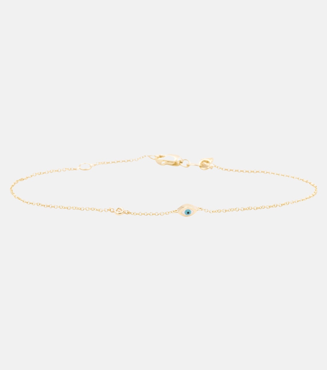 Evil Eye Mini 14kt gold bracelet | Sydney Evan