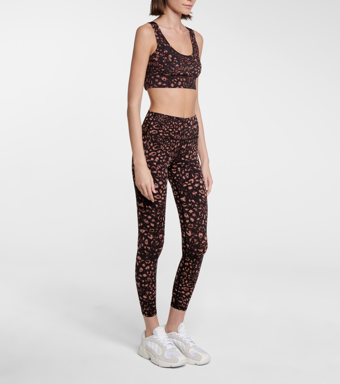 Edris leopard-print sports bra | Varley