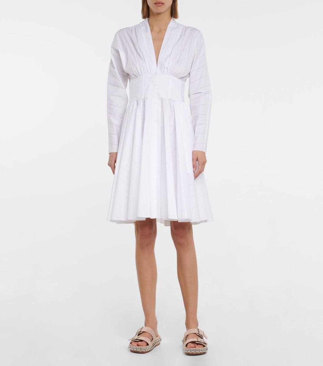 Bombe embellished suede slides | Alaïa