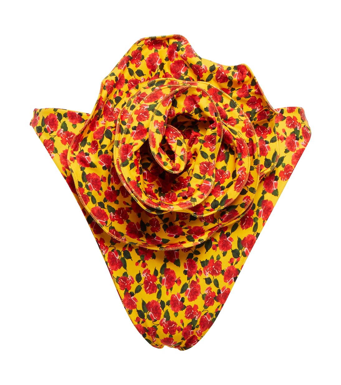 Culotte de bikini à taille haute et à fleurs | Magda Butrym